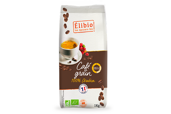 Café 100% Arabica moulu BIO Élibio 250g